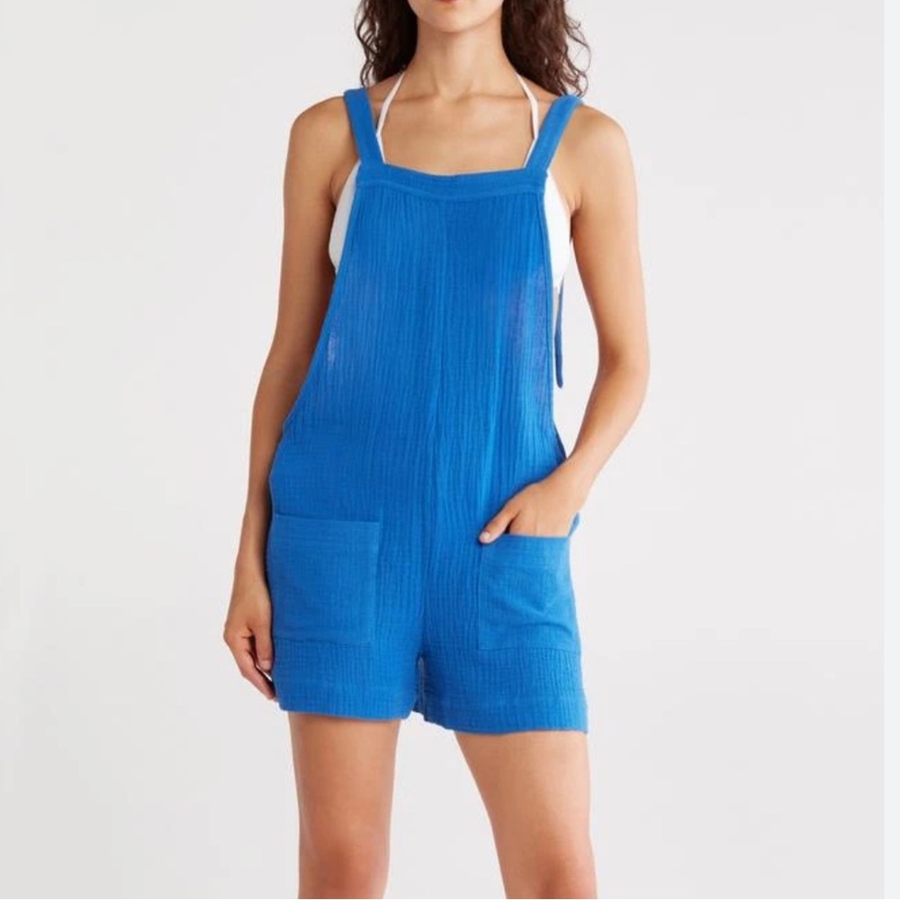 Elan Gauze Romper/Swim Cover Up NWT